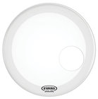 Evans BD20RGCW 20" EQ3 Coated Resonant Bass Drum Head in White