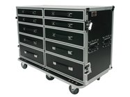 ATA Side -by-Side 10 Drawer Case