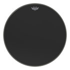 20" Ebony Powerstroke 3 Bass Drum Head with 5" Black DynamO Porthole Protector