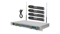 Rack-Mountable 4-Channel, 4-Microphone VHF Wireless System