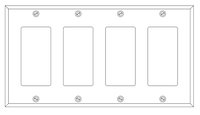 Pathway Connectivity 5004 4 Gang Faceplate