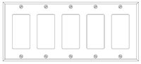 Pathway Connectivity 5005 5 Gang Faceplate