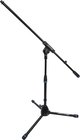 JamStands Low-Profile Mic Stand with Fixed-Length Boom and Blue Accent Bands