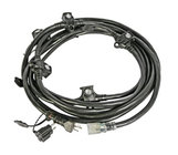 23' 20A Black O-String with 6 NEMA 5-15 Receptacles