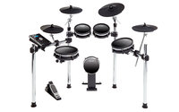 9-Piece Electronic Drum Kit with Mesh Heads