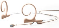 FIOF00-2S [RESTOCK ITEM] d:fine Omnidirectional Dual Ear Headset Microphone in Beige with Short Boom and MicroDot Connector