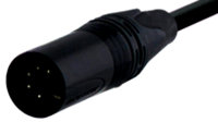 25 ft. 5-pin XLR-F to 5-Pin XLR-M DMX Cable