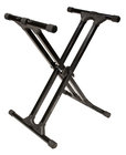 MODEL X-Style Keyboard Stand in Black with Patented Memory Lock