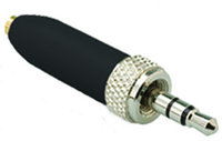 DAAD SEL [RESTOCK ITEM] Da Cappo Microphone Adaptor for Sennheiser Compatible Beltpacks, Compact Screw, Black