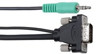 Micro VGA Cable with Companion 3.5mm Stereo Audio, 15 ft