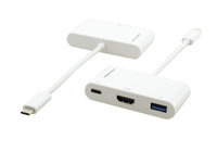 USB 3.1 Type C to HDMI, USB 3.0 and PD