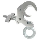 Global Truss Quick Rig Eye Heavy Duty Low Profile Hook Style Clamp with Eye Nut for 2" Pipe, Max Load 1102 lbs