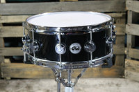 DRO15514SSC008 [SUMMERFEST] 5.5&quot;x14&quot; Collectors Series Snare Drum, Black Finish Ply over Oak