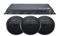 Switcher with 3x HDMI Control Inserts