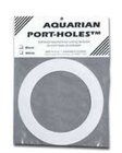 Aquarian PHWT-AQUARIAN White 5" Port Hole Template for Kick Drum