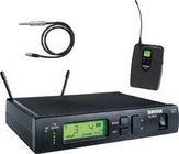 Wireless Instrument Bodypack System, ULX1 Bodypack Transmitter, WA302 Instrument Cable, 554-590 MHz