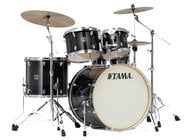 5 Piece Superstar Classic Maple Shell Pack in Transparent Black Burst Finish