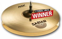 16" AAX XPlosion Hi-Hats in Brilliant Finish