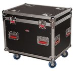 30"x22"x22" Utility Case with Dividers and Casters, 9mm Construction
