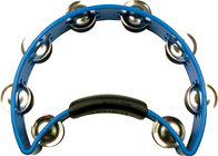 Rhythm Tech RT1040 Blue Nickel Tambourine with Nickel Steel Jingles