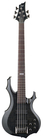 5-String Electric Bass Guitar, See-Thru Black