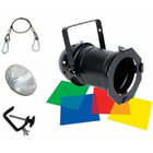 All-in-One Black 300W PAR56 Package with Lamp, C-clamp and Gel Filters