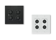 AES67 Networked Audio Wall Plate, 4x2 Mic/Line I/O