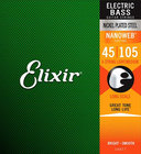 Light Long Scale Electric Bass Strings with NANOWEB Coating