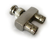 Kramer AD-BM/2BFY BNC-Male to 2X BNC-Female 'Y' Adapter