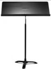 32&quot; Fourscore Wide Four-Page Music Stand in Black