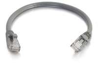 Cables To Go 03965 Cat6a Snagless Unshielded (UTP) Patch Cable Grey Ethernet Network Patch Cable, 2 ft