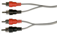 Dual RCA Cable M-M 25 ft