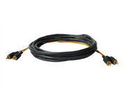 25 ft Dual RCA Stereo Audio Cable, Plenum Rated