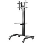 Universal Flat Panel TV Cart (for 32-70" Screens, with Metal Shelf)