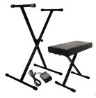 On-Stage KPK6520  Keyboard Stand and Bench Pack with KSP20 Sustain Pedal