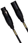 Gold Studio 25 25 ft XLR-M to XLR-F Microphone Cable with Neglex Studio Quad Cable