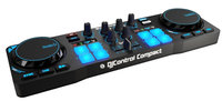 2-Channel Ultra-Portable DJ Controller with Jog Wheels