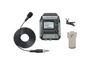 Zoom F1-LP 2-Channel Field Recorder with Lavalier Microphone