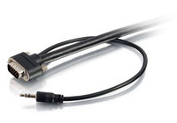 Cables To Go 50230 Select VGA + 3.5mm Stereo Audio A/V Cable 50 ft In-Wall CMG-Rated VGA with Audio Cable