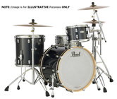 Music City Custom 6-Piece C425 Kit [SUMMERFEST] 6-Piece Music City Custom MRV Shells with Charcoal Black Sparkle Finish