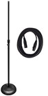 Round Base Microphone Stand and 25' XLR Microphone Cable Bundle