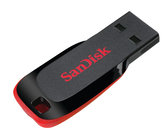 SanDisk Cruzer Blade USB Flash Drive with 64GB Storage Capacity