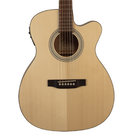 Matte Natural Cutaway 000-Style Acoustic Guitar with Fishman Preamp