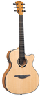 High Gloss Tramontane Series Auditorium Cutaway Acoustic/Electric Guitar