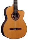 ia Natural Finish Classical Cutaway Acoustic/Electric Guitar with StudioLoag Plus Electronics