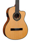 nia Natural Finish Classical Cutaway Acoustic/Electric Guitar with DirectLag Plus Electronics