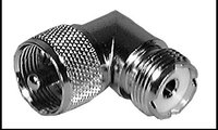 UHF Right Angle Adaptor, Male to Female