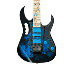 PLAYMODEL Blue Floral Pattern JEM Series Steve Vai Signature Electric Guitar