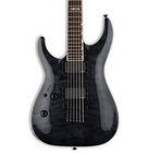 LTD MH-401NT LH Left-Handed Electric Guitar, See-Thru Black