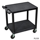 PIXMate PL2-26 Plastic Cart with 18" x 24" Top Shelf